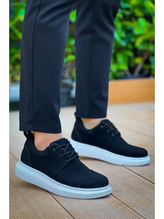 Kb-003 Kuback Siyah Süet Bağcıklı Günlük Erkek Ayakkabı Kb-003 Kuback Siyah Süet Bağcıklı Günlük Erkek Ayakkabı