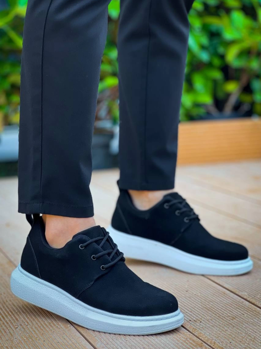 KB-003 Kuback Siyah Süet Bağcıklı  Günlük Erkek  Ayakkabı KB-003 Kuback Siyah Süet Bağcıklı  Günlük Erkek  Ayakkabı