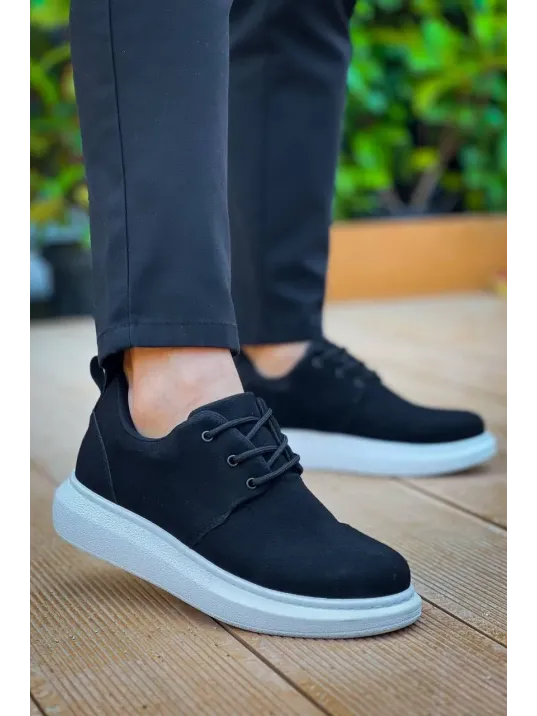 Kb-003 Kuback Siyah Süet Bağcıklı Günlük Erkek Ayakkabı Kb-003 Kuback Siyah Süet Bağcıklı Günlük Erkek Ayakkabı