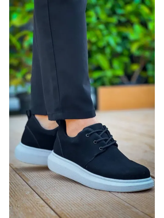 Kb-003 Kuback Siyah Süet Bağcıklı Günlük Erkek Ayakkabı Kb-003 Kuback Siyah Süet Bağcıklı Günlük Erkek Ayakkabı