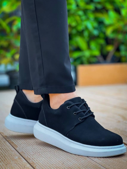 KB-003 Kuback Siyah Süet Bağcıklı  Günlük Erkek  Ayakkabı KB-003 Kuback Siyah Süet Bağcıklı  Günlük Erkek  Ayakkabı