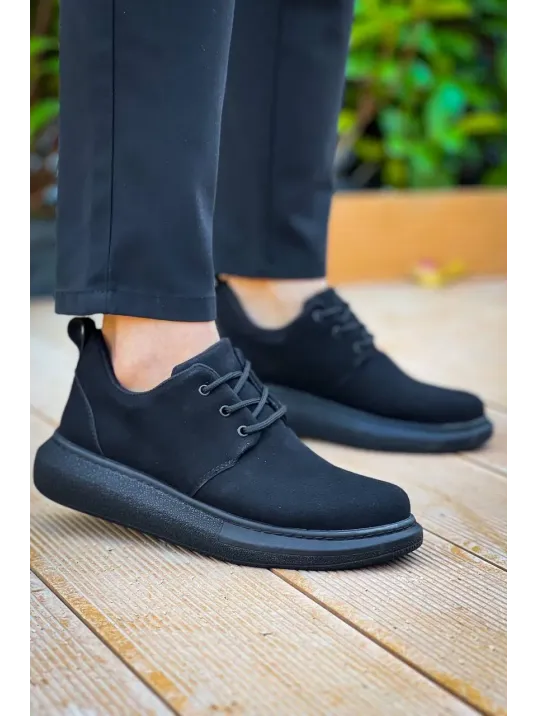 Kb-003 Kuback Siyah Süet Siyah Taban Bağcıklı Günlük Erkek Ayakkabı Kb-003 Kuback Siyah Süet Siyah Taban Bağcıklı Günlük Erkek Ayakkabı
