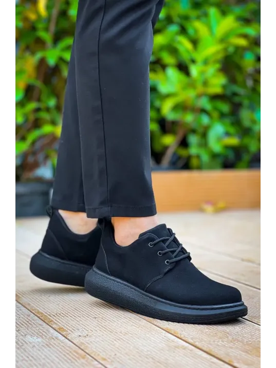 Kb-003 Kuback Siyah Süet Siyah Taban Bağcıklı Günlük Erkek Ayakkabı Kb-003 Kuback Siyah Süet Siyah Taban Bağcıklı Günlük Erkek Ayakkabı