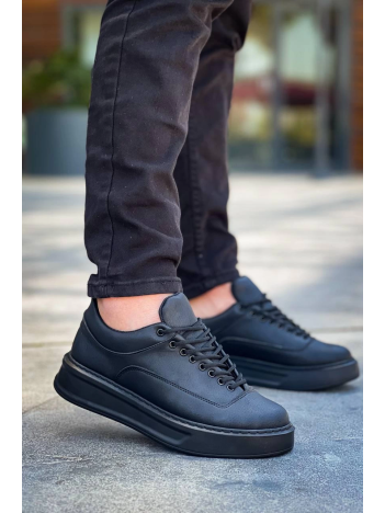 KB-005 Kuback Siyah Cilt Siyah Taban  Bağcıklı  Günlük Erkek  Ayakkabı KB-005 Kuback Siyah Cilt Siyah Taban  Bağcıklı  Günlük Erkek  Ayakkabı