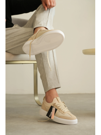 Kb-010 Kuback Bej Cilt Günlük Erkek Ayakkabı Kb-010 Kuback Bej Cilt Günlük Erkek Ayakkabı