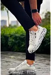 Kb-02  Kuback Bağcıklı Crocodile Beyaz Gazete Günlük Erkek Ayakkabı