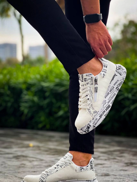 KB-02  Kuback Bağcıklı Crocodile Beyaz Gazete Günlük Erkek Ayakkabı KB-02  Kuback Bağcıklı Crocodile Beyaz Gazete Günlük Erkek Ayakkabı