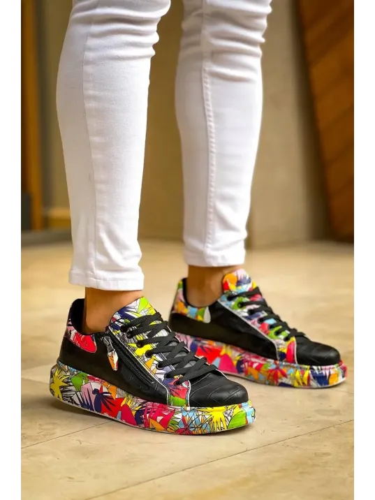 Kb-02 Kuback Bağcıklı Crocodile Siyah Kırmızı Günlük Erkek Ayakkabı Kb-02 Kuback Bağcıklı Crocodile Siyah Kırmızı Günlük Erkek Ayakkabı