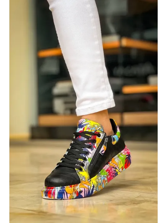 Kb-02 Kuback Bağcıklı Crocodile Siyah Kırmızı Günlük Erkek Ayakkabı Kb-02 Kuback Bağcıklı Crocodile Siyah Kırmızı Günlük Erkek Ayakkabı