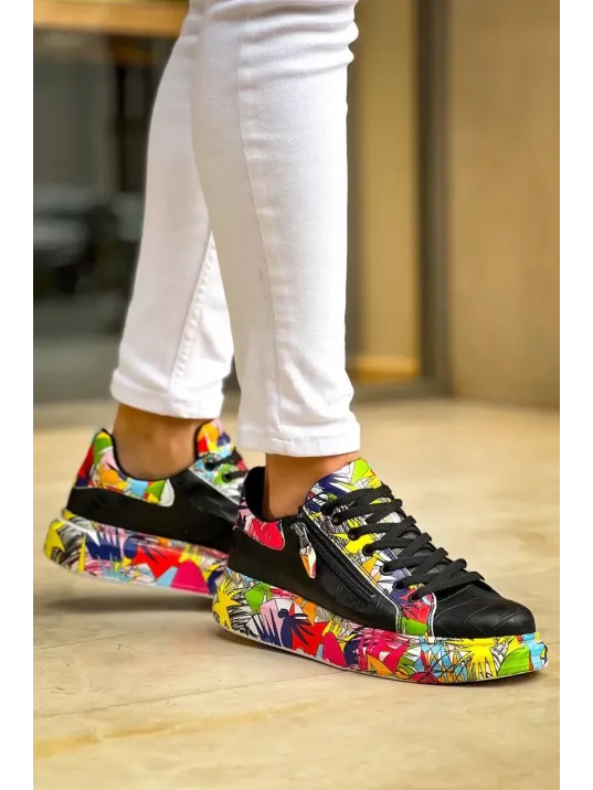 Kb-02 Kuback Bağcıklı Crocodile Siyah Kırmızı Günlük Erkek Ayakkabı Kb-02 Kuback Bağcıklı Crocodile Siyah Kırmızı Günlük Erkek Ayakkabı