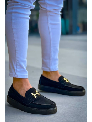 KB-027  Kuback Bağcıksız Kömür Süet H Günlük Erkek Ayakkabı KB-027  Kuback Bağcıksız Kömür Süet H Günlük Erkek Ayakkabı