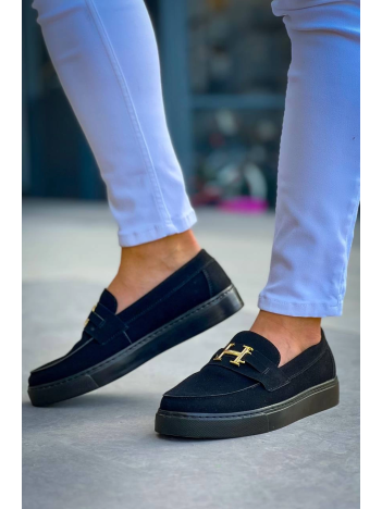 KB-027  Kuback Bağcıksız Kömür Süet H Günlük Erkek Ayakkabı KB-027  Kuback Bağcıksız Kömür Süet H Günlük Erkek Ayakkabı