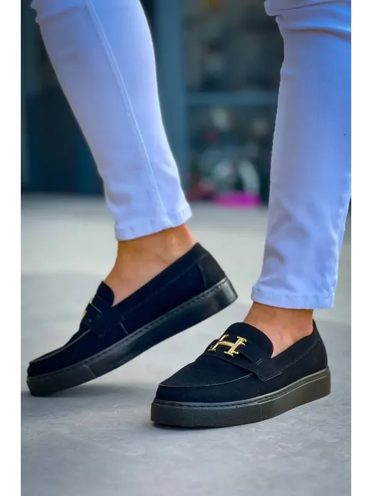 Kb-027 Kuback Bağcıksız Kömür Süet H Günlük Erkek Ayakkabı Kb-027 Kuback Bağcıksız Kömür Süet H Günlük Erkek Ayakkabı