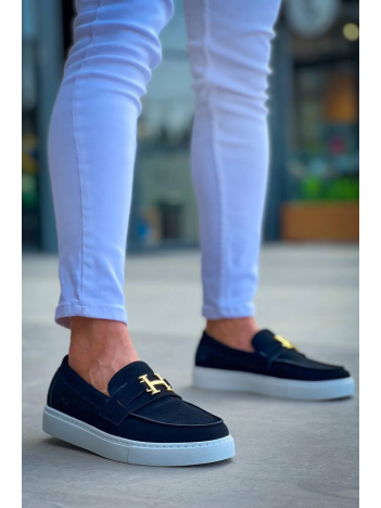 KB-027  Kuback  Bağcıksız Siyah Süet H Günlük Erkek Ayakkabı KB-027  Kuback  Bağcıksız Siyah Süet H Günlük Erkek Ayakkabı