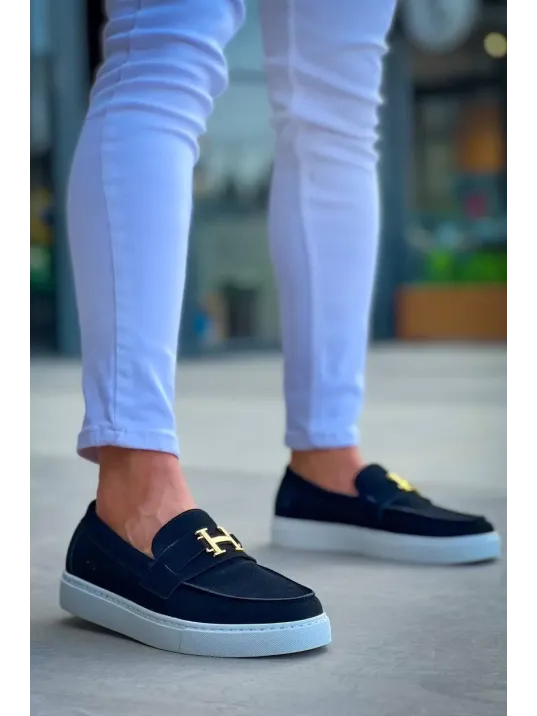 Kb-027 Kuback Bağcıksız Siyah Süet H Günlük Erkek Ayakkabı Kb-027 Kuback Bağcıksız Siyah Süet H Günlük Erkek Ayakkabı