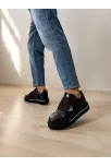 Kb-04 Kuback Kömür Cilt Günlük Erkek Ayakkabı