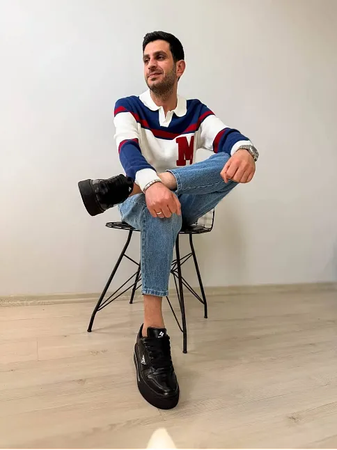 Kb-04 Kuback Kömür Cilt Günlük Erkek Ayakkabı