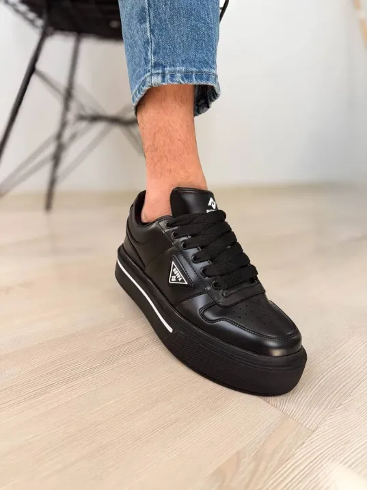 Kb-04 Kuback Kömür Cilt Günlük Erkek Ayakkabı