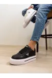 Kb-04 Kuback Siyah Cilt Günlük Erkek Ayakkabı