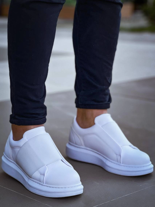 Kb-040 Kuback Beyaz Cilt Lastikli Günlük Erkek Ayakkabı Kb-040 Kuback Beyaz Cilt Lastikli Günlük Erkek Ayakkabı