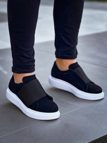 Kb-040 Kuback Siyah Süet Lastikli Günlük Erkek Ayakkabı Kb-040 Kuback Siyah Süet Lastikli Günlük Erkek Ayakkabı