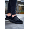 Kb-040  Kuback Siyah Süet Siyah Taban  Lastikli  Günlük Erkek  Ayakkabı