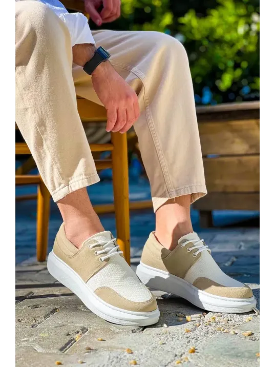 Kb-042 Kuback Bağcıklı Bej Günlük Erkek Ayakkabı Kb-042 Kuback Bağcıklı Bej Günlük Erkek Ayakkabı