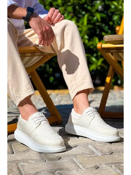 Kb-042 Kuback Bağcıklı Beyaz Günlük Erkek Ayakkabı Kb-042 Kuback Bağcıklı Beyaz Günlük Erkek Ayakkabı