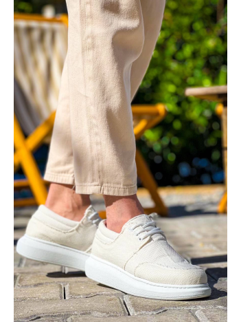 KB-042  Kuback Bağcıklı Beyaz Günlük Erkek Ayakkabı KB-042  Kuback Bağcıklı Beyaz Günlük Erkek Ayakkabı