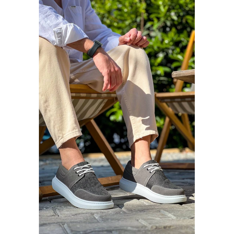 KB-042 Kuback Bağcıklı Gri Günlük Erkek Ayakkabı KB-042 Kuback Bağcıklı Gri Günlük Erkek Ayakkabı