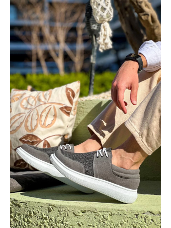 KB-042  Kuback Bağcıklı Gri Günlük Erkek Ayakkabı KB-042  Kuback Bağcıklı Gri Günlük Erkek Ayakkabı