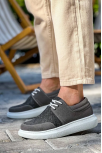Kb-042 Kuback Bağcıklı Gri Günlük Erkek Ayakkabı Kb-042 Kuback Bağcıklı Gri Günlük Erkek Ayakkabı