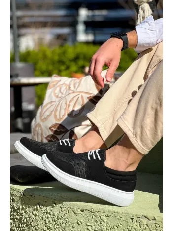 Kb-042 Kuback Bağcıklı Siyah Deri Tozu Beyaz Taban Günlük Erkek Ayakkabı Kb-042 Kuback Bağcıklı Siyah Deri Tozu Beyaz Taban Günlük Erkek Ayakkabı