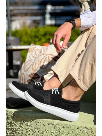 KB-042  Kuback Bağcıklı  Siyah Deri Tozu Beyaz Taban Günlük Erkek Ayakkabı KB-042  Kuback Bağcıklı  Siyah Deri Tozu Beyaz Taban Günlük Erkek Ayakkabı