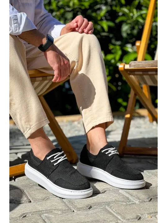 Kb-042 Kuback Bağcıklı Siyah Günlük Erkek Ayakkabı Kb-042 Kuback Bağcıklı Siyah Günlük Erkek Ayakkabı