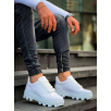 KB-056 Kuback Beyaz Cilt Beyaz Yüksek Taban Günlük Spor Ayakkabı