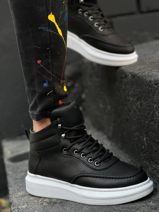 KB-0994  Kuback  Siyah Cilt  Yüksek Taban  Erkek Bilek Bot KB-0994  Kuback  Siyah Cilt  Yüksek Taban  Erkek Bilek Bot