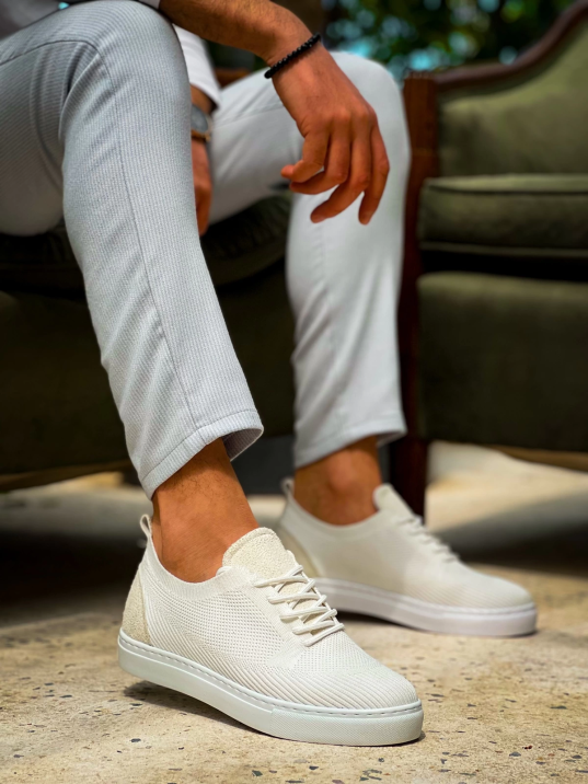 KB-101 Kuback Beyaz Triko Bağcıklı Günlük Erkek Ayakkabı KB-101 Kuback Beyaz Triko Bağcıklı Günlük Erkek Ayakkabı