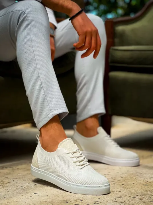 Kb-101 Kuback Beyaz Triko Bağcıklı Günlük Erkek Ayakkabı Kb-101 Kuback Beyaz Triko Bağcıklı Günlük Erkek Ayakkabı