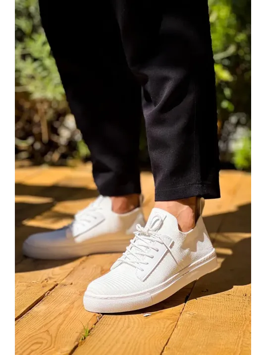 Kb-110 Kuback Beyaz Triko Yüksek Taban Bağcıklı Günlük Erkek Ayakkabı Kb-110 Kuback Beyaz Triko Yüksek Taban Bağcıklı Günlük Erkek Ayakkabı