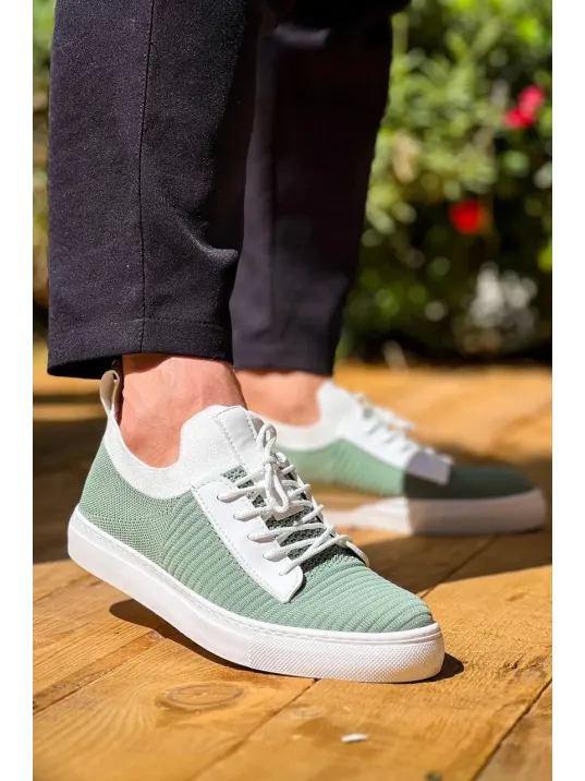 Kb-110 Kuback Yeşil Triko Yüksek Taban Bağcıklı Günlük Erkek Ayakkabı Kb-110 Kuback Yeşil Triko Yüksek Taban Bağcıklı Günlük Erkek Ayakkabı