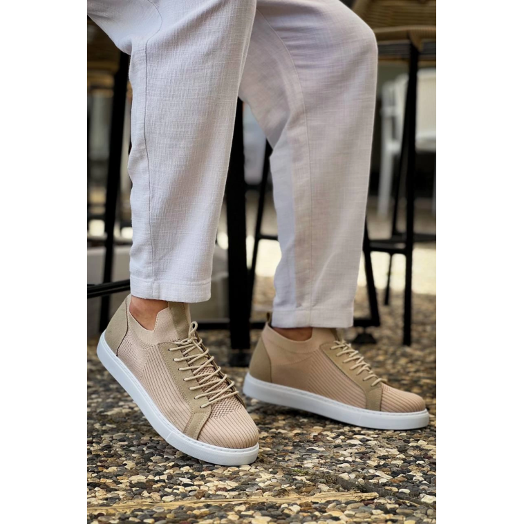 KB-112 Kuback Bej Triko Bağcıklı Günlük Erkek Ayakkabı KB-112 Kuback Bej Triko Bağcıklı Günlük Erkek Ayakkabı