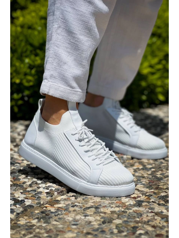 KB-112   Kuback Beyaz Triko Bağcıklı  Günlük Erkek  Ayakkabı KB-112   Kuback Beyaz Triko Bağcıklı  Günlük Erkek  Ayakkabı