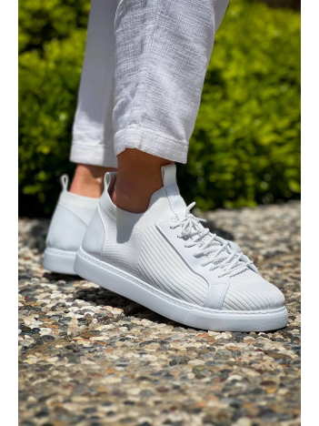 KB-112   Kuback Beyaz Triko Bağcıklı  Günlük Erkek  Ayakkabı KB-112   Kuback Beyaz Triko Bağcıklı  Günlük Erkek  Ayakkabı