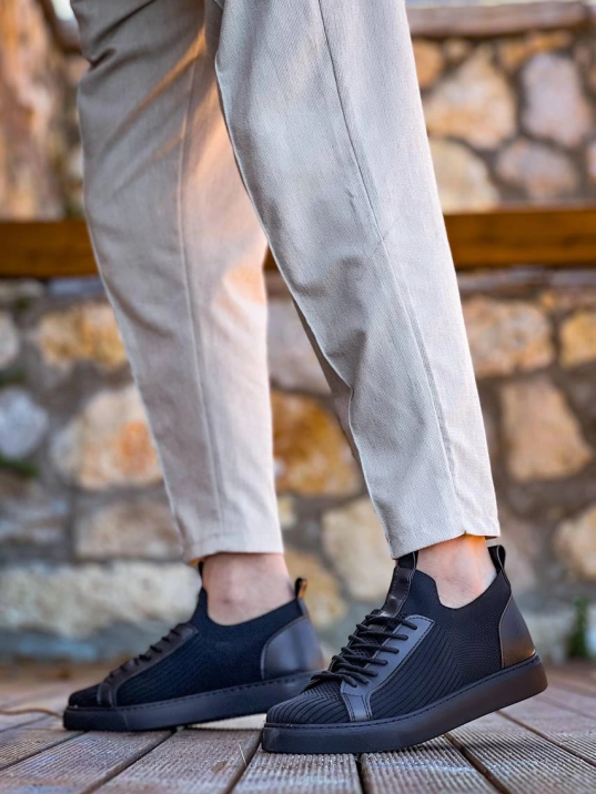 KB-112  Kuback Siyah Siyah TabanTriko Bağcıklı  Günlük Erkek  Ayakkabı KB-112  Kuback Siyah Siyah TabanTriko Bağcıklı  Günlük Erkek  Ayakkabı