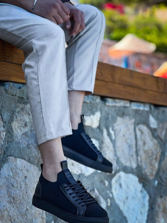 KB-112  Kuback Siyah Siyah TabanTriko Bağcıklı  Günlük Erkek  Ayakkabı KB-112  Kuback Siyah Siyah TabanTriko Bağcıklı  Günlük Erkek  Ayakkabı