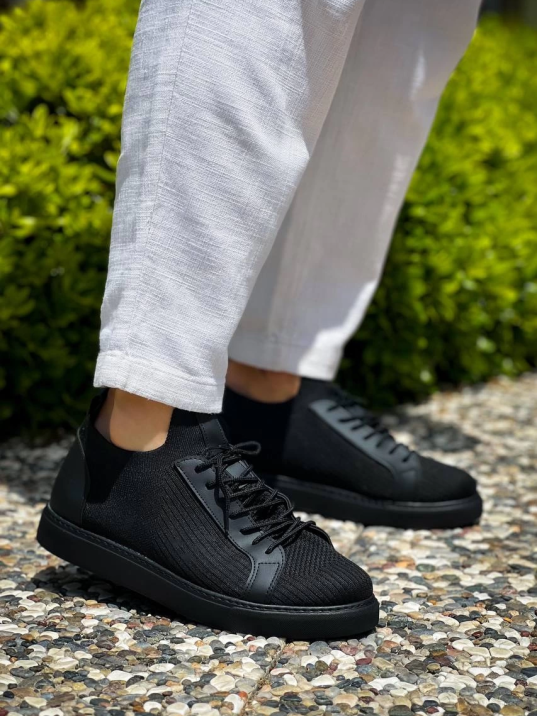 Kb-112  Kuback Siyah Siyah Tabantriko Bağcıklı  Günlük Erkek  Ayakkabı