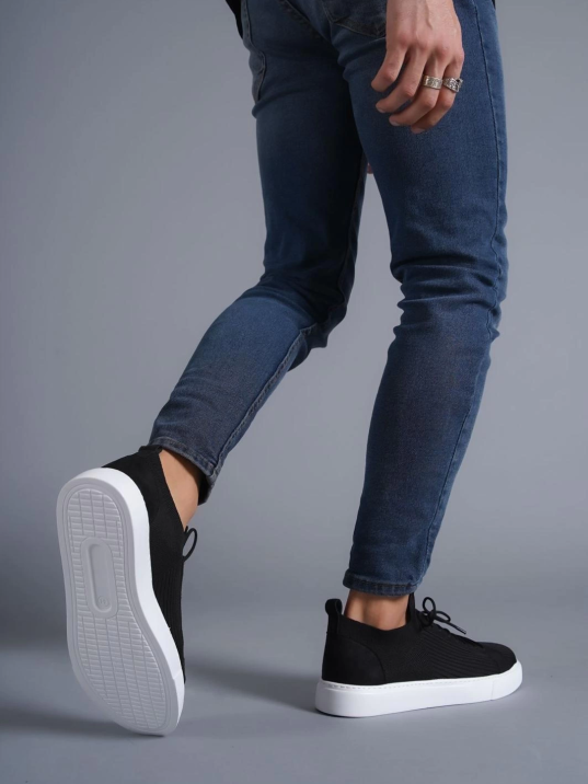 KB-112   Kuback Siyah Triko Bağcıklı  Günlük Erkek  Ayakkabı KB-112   Kuback Siyah Triko Bağcıklı  Günlük Erkek  Ayakkabı