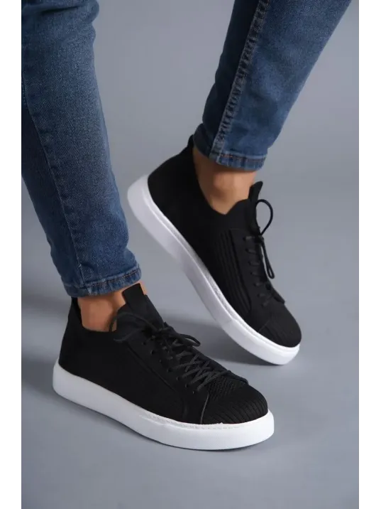 Kb-112 Kuback Siyah Triko Bağcıklı Günlük Erkek Ayakkabı Kb-112 Kuback Siyah Triko Bağcıklı Günlük Erkek Ayakkabı