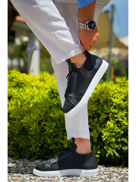 Kb-112 Kuback Siyah Triko Bağcıklı Günlük Erkek Ayakkabı Kb-112 Kuback Siyah Triko Bağcıklı Günlük Erkek Ayakkabı